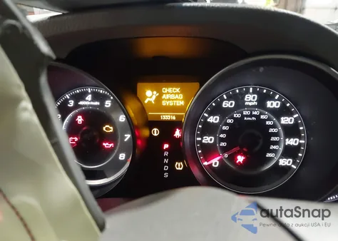 2012 Acura Mdx z USA, uszkodzony, nr VIN 2HNYD2H21CH540699